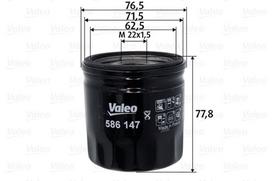 Alyvos filtras VALEO 586147