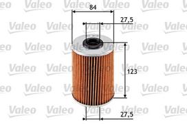 Alyvos filtras VALEO 586538