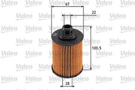Alyvos filtras VALEO 586530