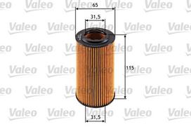 Alyvos filtras VALEO 586556