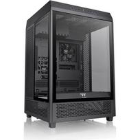 mini itx korpusas - Thermaltake The Tower 200 Black (Juodas) - 1 nuotrauka
