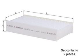Salono filtras KNECHT LA873/S