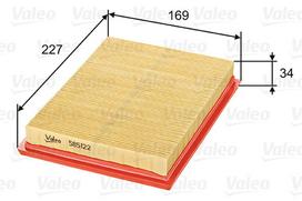 Oro filtras VALEO 585122