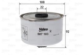 Kuro filtras VALEO 587183