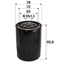 Alyvos filtras VALEO 586080