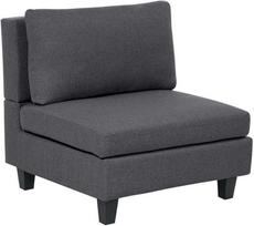 Sofa Beliani Modulis 1-osobowy tamsiai pilka UNSTAD