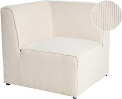 Sofa Beliani Modulis narożny sztruksowy smėlio spalva LEMVIG