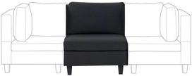 Sofa Beliani Modulis 1-osobowy juoda UNSTAD