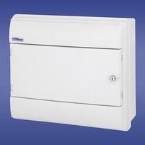 Elektro-Plast 1x12 ant paviršiaus montuojamas modulinis skirstomasis skydas IP65 RH-12/ZB su užraktu (36.14)