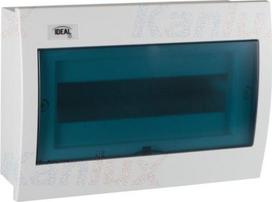 Kanlux Įleidžiamas skirstomasis skydas su DIN bėgeliu 1x12 IP30 moduliai IK07 KDB-F12T 23618