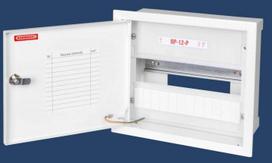 Karwasz P / t skirstomasis skydas su IP30 užraktu, baltas RP- 12-P Z