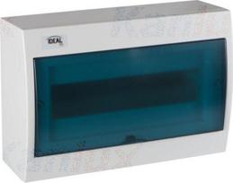 Kanlux Optinis skirstomasis skydas su DIN bėgiu 1x12 IP30 moduliais KDB- S12T 23612