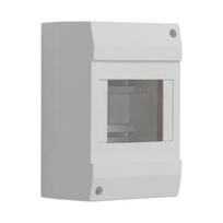 Ideal 1x4 ant paviršiaus montuojamas skirstomasis skydas DB104W