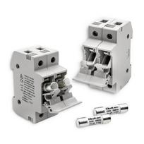 QOLTEC 52583 Saugiklio pagrindas Nuolatinės srovės saugiklis / 2P / 1000V / 20A / 10x38 / saulės