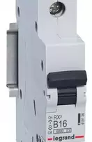 automatinis jungiklis vienfazis - Automatinis išjungiklis LEGRAND 419136 1P, 16 A, 6 kA, B - 2 nuotrauka