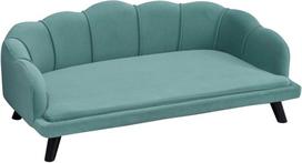 Pawhut Paaukštintas šuns guolis, augintių sofa - žalia, 98,5x60,5x35,5 cm