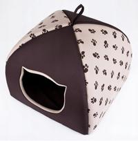 Guolis-namelis gyvūnui Hobbydog Igloo IGLBEZ7, ruda/smėlio, 38 cm x 38 cm