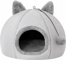 Guolis-namelis gyvūnui Doggy Kitty Head KITPOP2, pilka, 40 cm x 40 cm