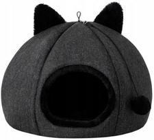 Guolis-namelis gyvūnui Doggy Kitty Head KITCZA4, juoda, 40 cm x 40 cm