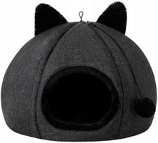 Guolis-namelis gyvūnui Doggy Kitty Head KITCZA4, juoda, 45 cm x 45 cm
