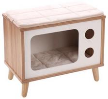 Guolis-namelis gyvūnui Flamingo Fino TV, ruda/balta, 50 cm x 29 cm