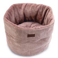Gyvūno guolis Beeztees Basket Ribbed, rožinė, 50 cm x 50 cm