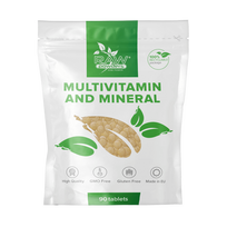 raw powders - RAW POWDERS multivitaminai ir mineralai, 90 tablečių - 3 nuotrauka