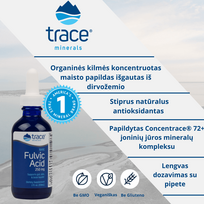 geris -  TRACE MINERALS skysta fulvinė rūgštis su mineralais, 59 ml - 2 nuotrauka