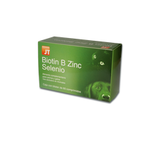 JT Pharma Biotin B Zinc Selenium papildai šunims ir katėms, sveikai odos ir raumenų sistemai palaikyti, 60 tablečių
