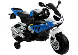 Elektrinis motociklas vaikams BMW S1000RR, mėlynas