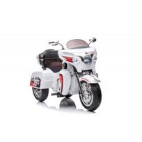 Vienvietis vaikiškas elektrinis motociklas Goldwing, baltas