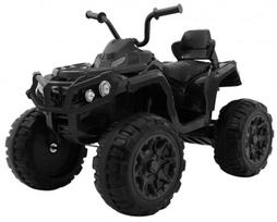 Vaikiškas elektrinis keturratis Quad ATV, juodas