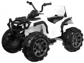 vaikiskas elektrinis keturratis - Vaikiškas elektrinis keturratis Quad ATV, baltas - 1 nuotrauka