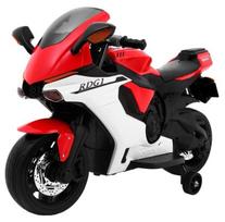 Vaikiškas elektrinis motociklas R1 Superbike, raudonas
