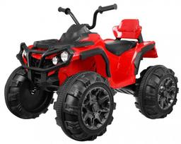 Vaikiškas elektrinis keturratis Quad ATV, raudonas