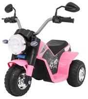 Vienvietis vaikiškas elektrinis motociklas MiniBike, rožinis