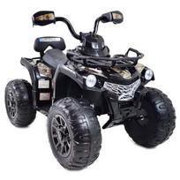 vaikiskas keturratis - Vienvietis vaikiškas elektrinis keturratis Quad, juodas - 1 nuotrauka