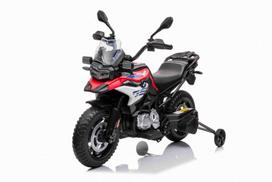 elektromobiliai vaikams bmw - Elektrinis motociklas BMW F850GS, raudonas - 1 nuotrauka
