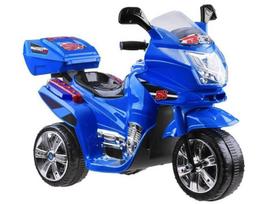elektrinis vaikams - Vaikiškas elektrinis motociklas Vespa - mėlynas - 1 nuotrauka