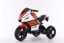 triratukai vaikams - Elektrinis motociklas vaikams Moto V6 HT-5188, oranžinis - 1 nuotrauka