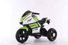 motociklas vaikams - Elektrinis motociklas vaikams Moto V6 HT-5188, žalias - 1 nuotrauka