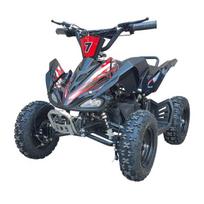 Elektrinis keturratis vaikams Swoop ATV Adventurer, juodas/raudonas