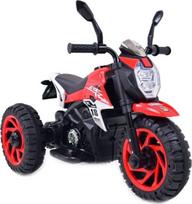 Vienvietis vaikiškas elektrinis motociklas Super CRF HT8188, raudonas