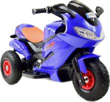 Vienvietis vaikiškas elektrinis motociklas ST Sport HZBB1188, mėlynas