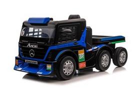 vaikiskas mercedes - Vaikiškas elektrinis sunkvežimis Lean Toys Mercedes XMX622B, mėlyna - 1 nuotrauka