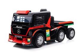elektrinis su priekaba - Vaikiškas elektrinis sunkvežimis Lean Toys Mercedes XMX622B, raudona - 1 nuotrauka