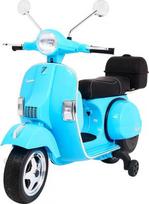 vespa vaikiska - Vaikiškas elektrinis motoroleris Ramiz Vespa, juoda/žydra - 1 nuotrauka