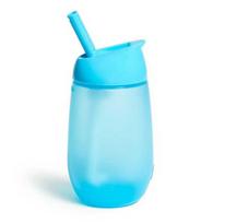 munchkin puodelis melynas - MUNCHKIN gertuvė su šiaudeliu SIMPLE CLEAN, mėlyna, 296 ml - 1 nuotrauka