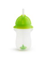 MUNCHKIN gertuvė su šiaudeliu, žalia, 12mėn+, 296ml, 01246301