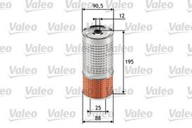 Alyvos filtras VALEO 586546